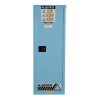 Armoire verticale compacte pour liquides acides et corrosifs. Capacité 22 gallons US (83 L). Approuvée FM.