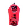 Cover for 20 lbs extinguisher, bilingual, with window