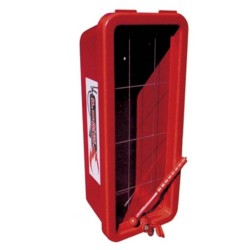 Cabinet de surface en plastique pour l'extérieur, pour extincteurs 10 lbs.