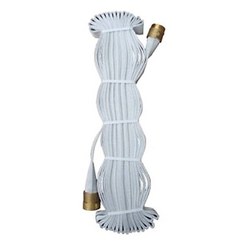 Boyau d'incendie Polyflex 1,5 po X 75 pieds, à raccord en laiton.