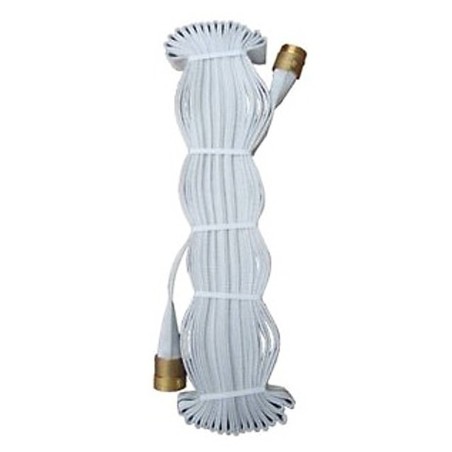 Boyau d'incendie Polyflex 1,5 po X 75 pieds, à raccord en laiton.