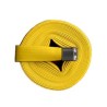 Boyau d’incendie Flashflood 500 à double enveloppe caoutchouc nitrile jaune, 1.5 po x 50 pi, accouplement en aluminium.