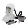 3M complete Versaflo powered air purifying respirator (PAPR) kit for pharmaceutical and health facilities. Hood facepiece.