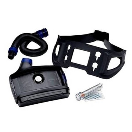 Versaflo assembly with standard battery (4 to 12 h run time) & easy clean belt for pharmaceutical environment. No facepiece.