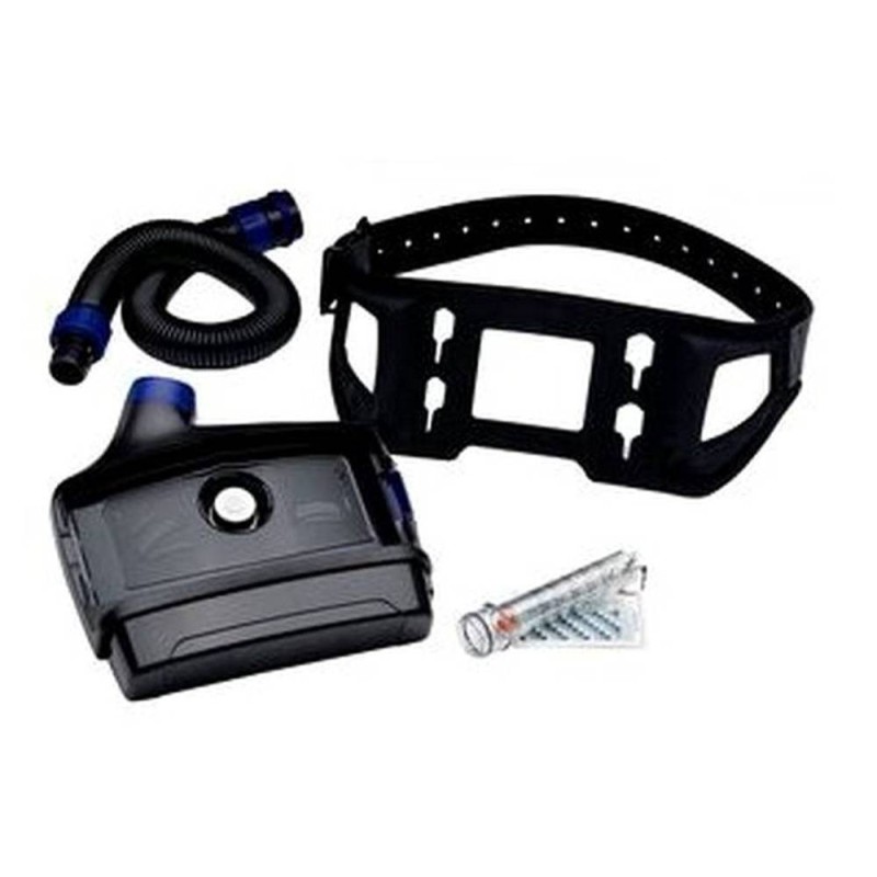 Versaflo assembly with high capacity battery (8 to 18 h run time) & high durability belt for industrial sector. No facepiece.