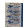 Blue fabric detectable bandages for fingertips, 4.4 x 7.5 cm (1 7/8 x 3 in), 50/box.