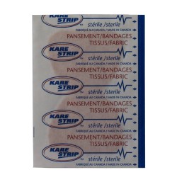 Elastic fabric bandages for fingertips, large, 4.4 x 7.5 cm (1.75 x 3 in), 100/box.