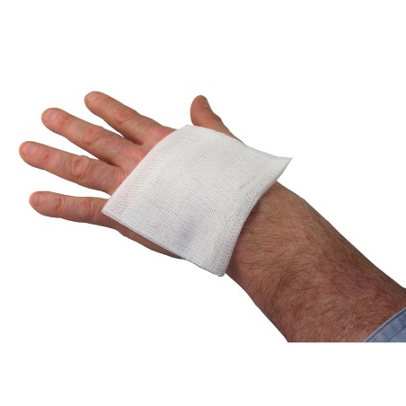 Non-sterile gauze pads, 4 x 4 in, 200/box.