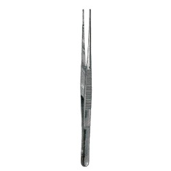 Dressing tweezers (forceps), 5 1/2 in (14 cm).