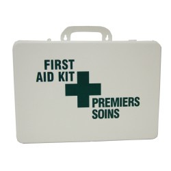 Trousse de premiers soins pour brûlures chimiques mineures, à 31 types d’articles.