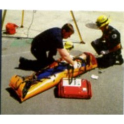 Sked brand basic rescue kit with 7 types of items.