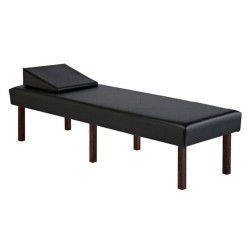 Lit d'examen avec matelas en vinyle, 61 x 183 x 46 cm (24 x 72 x 18 po).