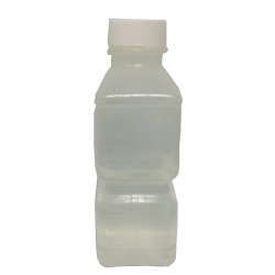 Sterile water for irrigation in a PVC bottle