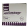 Non-sterile wooden tongue depressors, wrapped individually, 250/box.