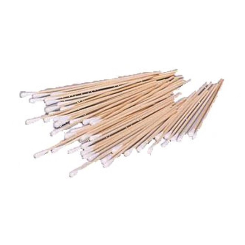 Applicateurs non-stériles à bout de coton, 6 po, 100/pqt.