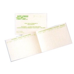 Livret pour registre d'accidents, incidents et maladies au travail, pour premiers soins.