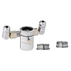 Kleen Eyes II economical eyewash kit for faucets.