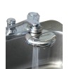 eyePod faucet-mounted eyewash with anti-scald valve, ANSI Z358.1 compliant.