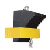 Wheel Chock Wall Bracket Sturdy metal construction painted in yellow. Prevents loss of chock