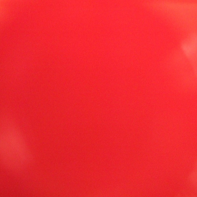 Translucent yellow flame-resistant PVC, 14 mils thick, for welding area. Sold by square foot.