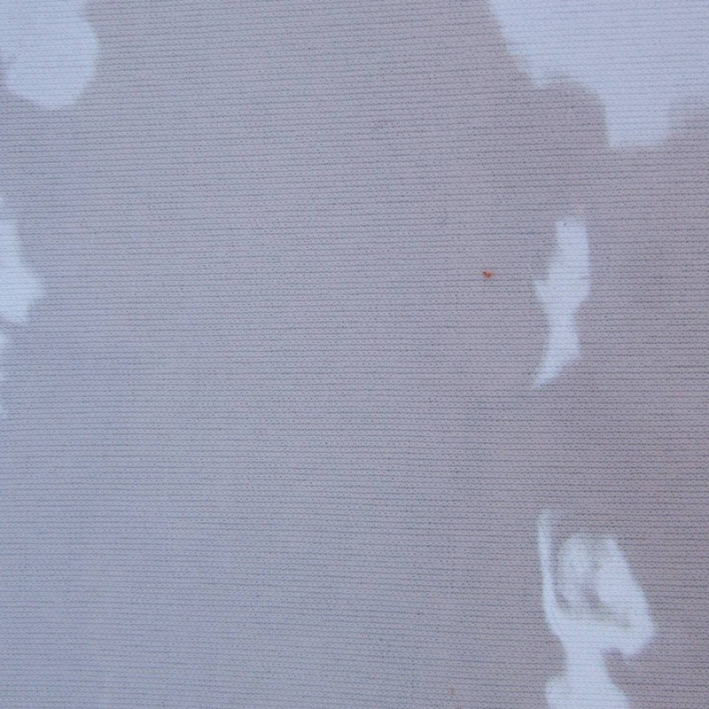 Clear flame-resistant PVC vinyl, 20 mils thick. Resistant to oils and most acids. Sold by the square foot.