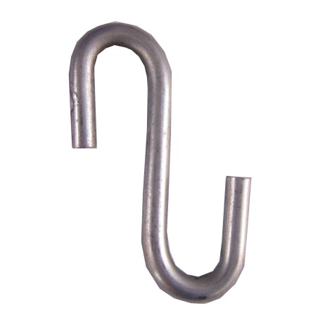 Crochet en S ayant 1/4 po de diamètre.