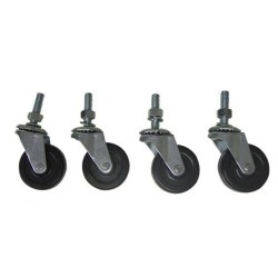Casters for portable welding screen (4 units)