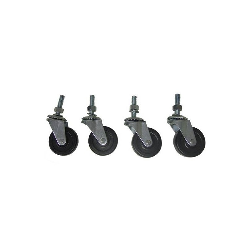 Casters for portable welding screen (4 units)