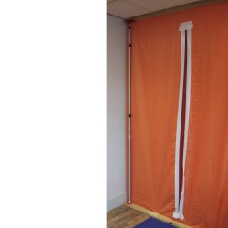 Set of 2 7'(2.1 m) long zipper to seal the entrance of containment area without limiting the flow. Set includes hooks & knife