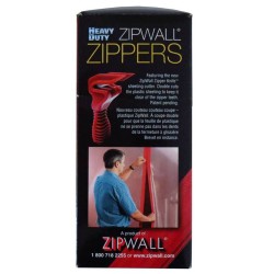 Set of 2 7'(2.1 m) long zipper to seal the entrance of containment area without limiting the flow. Set includes hooks & knife