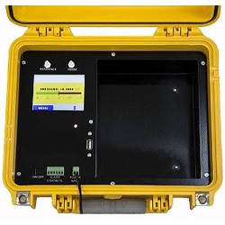 Portable differential pressure monitor with an accuracy within 3% of full scale. Ideal for abatement