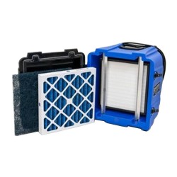 Purificateur d’air portable Predator 750 à 3 vitesses. Débit de 200 à 750 cfm pour chantier de désamiantage & de décontamination