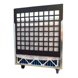 Purificateur d’air portable HEPA-AIRE deluxe à 2 vitesses. Débit de 1300 cfm ou 2000 cfm pour désamiantage et décontamination