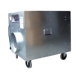 HEPA-AIRE deluxe portable air scrubber with airflow of 1300 or 2000 cfm. Ideal for asbestos abatement & decontamination workzone