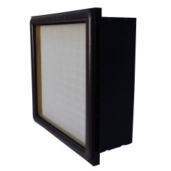 Filtre HEPA pour purificateurs d’air HEPA-AIRE & BULLDOG. Filtre 24"X24"X6" pour particule de 0.3 µm +