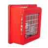 CATO™ red HDPE manual pull station cover with acrylic window, for flush-mounted pull stations.