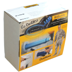 BitBuddie dust & slurry shroud for drills and saws of maximum diameter 8” (20 cm). Ideal for construction and renovation work.