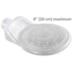 Capteur de poussière pour perceuses et scies à diamètre maximum 8 po (20 cm). Idéal pour la construction et la rénovation.