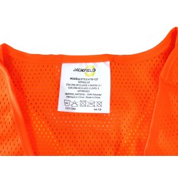 Veste de circulation orange fluo, CSA Z96 classe 2, 100% polyester