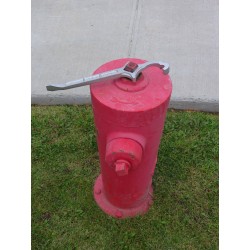 Combination spanner wrench key for fire hose and water valve, 1.5 to 3 inch