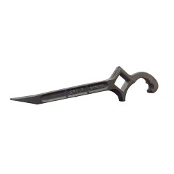 Combination spanner wrench key for fire hose and water valve, 1.5 to 3 inch
