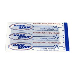 Blue fabric detectable bandages, 5 x 7.5 cm (2 x 3 in), 50/box.