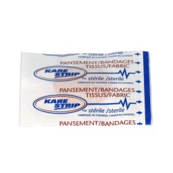 Pansements ronds en plastique beige sans latex, 2.2 cm (7/8 po), 50/bte.