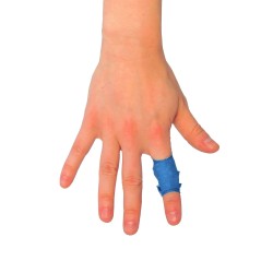 Pansements en tissu bleu détectables pour articulations, 3.8 x 7.5 cm (1.5 x 3 po), 50/bte.