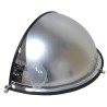 Acrylic half dome convex mirror, for 180-degree view in a T-intersection.