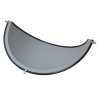 Acrylic half dome convex mirror, for 180-degree view in a T-intersection.