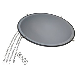 Hemispheric interior mirror 360 degre Ideal location: 4-way intersections.