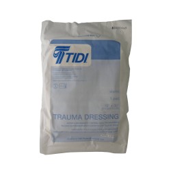 Sterile trauma dressing pad, 10 x 30 in, sold individually.