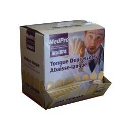 Non-sterile wooden tongue depressors, bulk, 500/box.