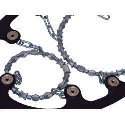 Snow and ice traction aids, for all types of flat shoes and winter boots.